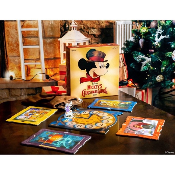 Disney Mickey's Christmas Carol Holiday Game by Funko 2-4 players ages 4 & up - Picture 5 of 9
